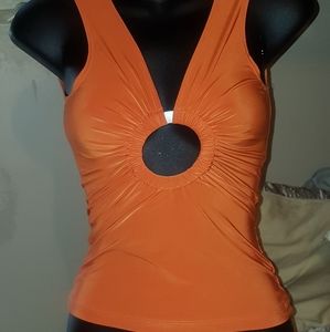 Papaya orange top sz S